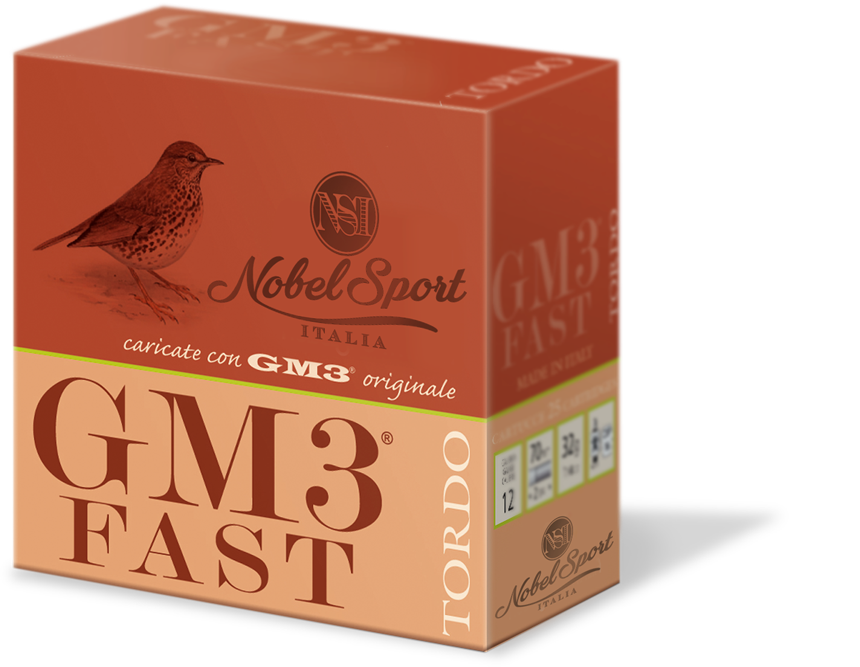 scatola cartucce caccia vintage gm3 fast