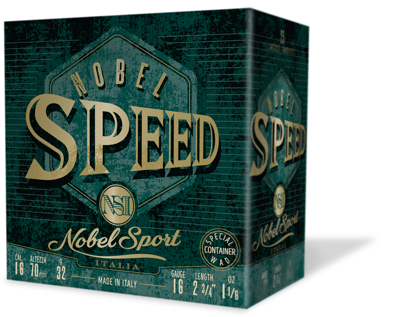 scatola cartucce caccia nobel speed 16