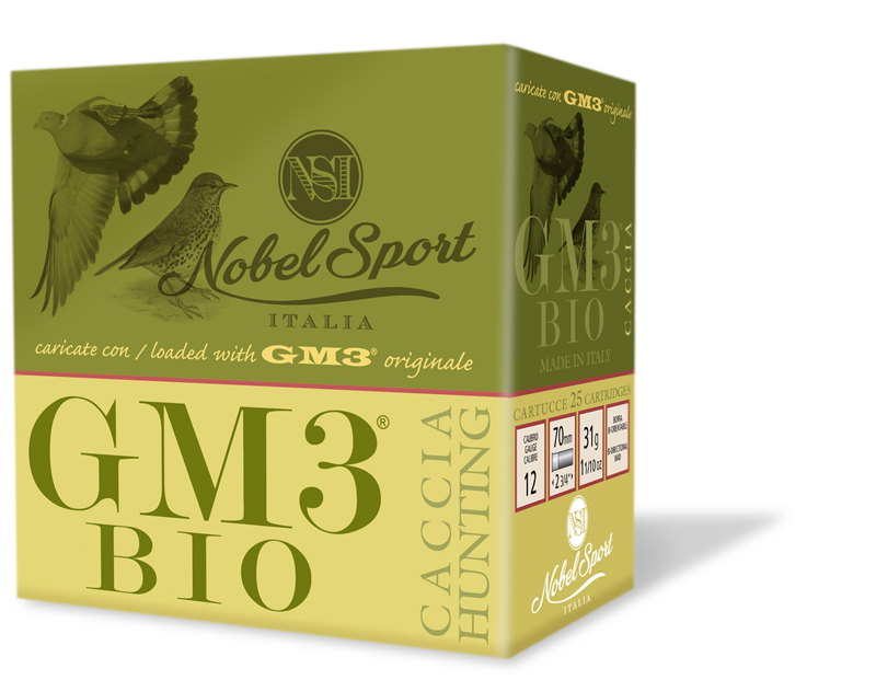 scatola cartucce caccia gm3 bio